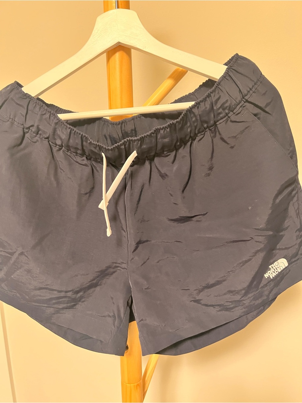 The North Face Navy Blue Women's Athletic Shorts with Drawstring